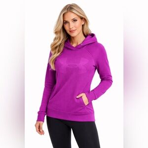 Under Armour UA Storm woman pullover hoodie semi fitted cold gear sz small